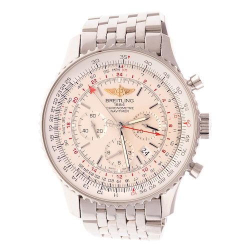 A Gentlemen's Breitling Navitimer GMT 48 Watch