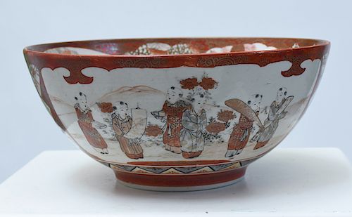 Large Kutani bowl