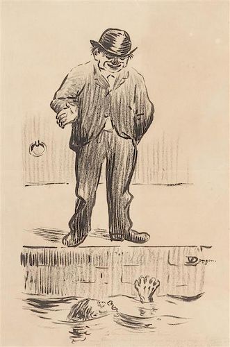 Kees van Dongen, (Dutch, 1877-1968), Un Homme a la Seine