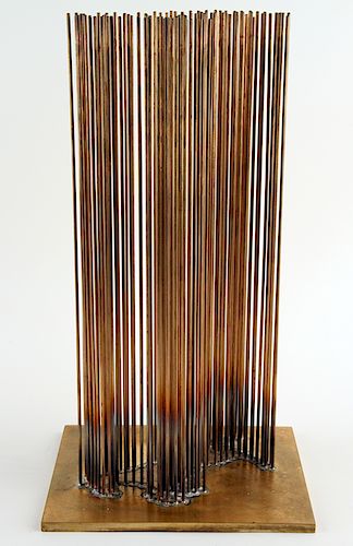VAL BERTOIA 100 RODS OF SOUND SHAPE OF "SILVER"