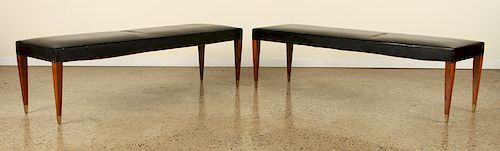 PAIR FRENCH BENCHES MANNER JEAN PASCAUD C.1940