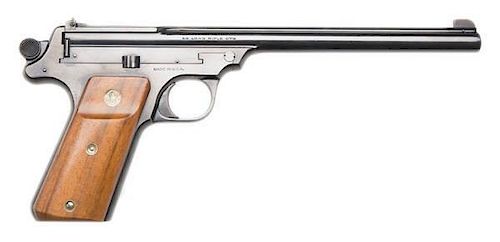**Smith and Wesson Single-Shot Fourth Model (Straight Line Target) Pistol 