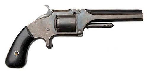 Unusual Japanese Surcharged Model No. 2 Type VI Army Spur-Trigger Revolver 