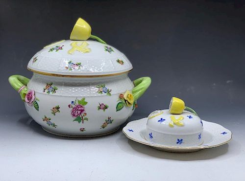 Two Pieces of Herend Porcelain