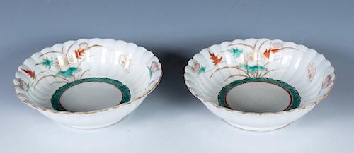 Pair of Early Japanese Arita Dishes