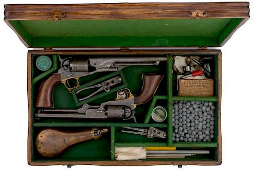Cased Colt Shooter Set 