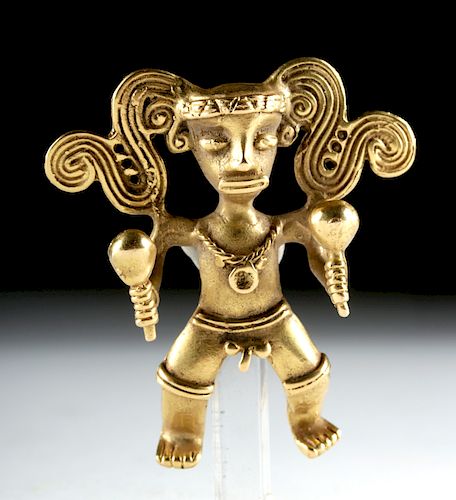 Pre-Columbian International Group Gold Figure 32.5 g