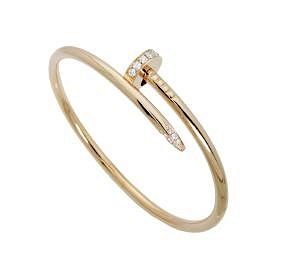 Cartier Juste Un Clou Pink Gold Diamond Bracelet