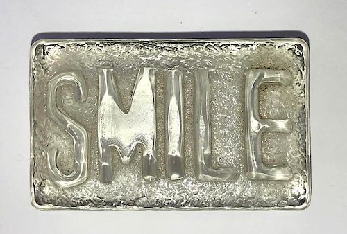 Smile Advertising Glass Paperweight 