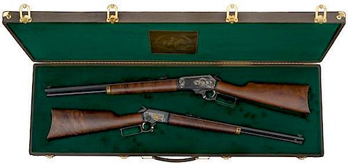 *Cased Marlin 336 & 39 Centennial Presentation Rifles 