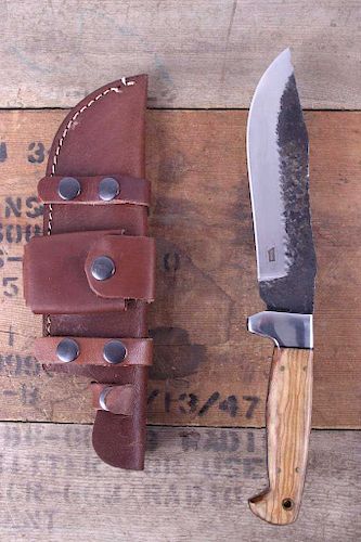 Montana Territory Knives Hammered Bowie Knife