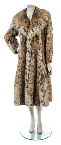 * A Geoffrey Beene Spotted Lynx Fur Coat,