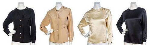 * A Group of Twelve Chanel Blouses,