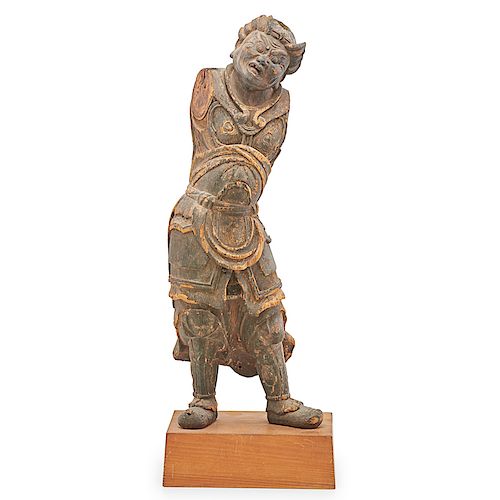 JAPANESE FIGURE OF A GUARDIAN