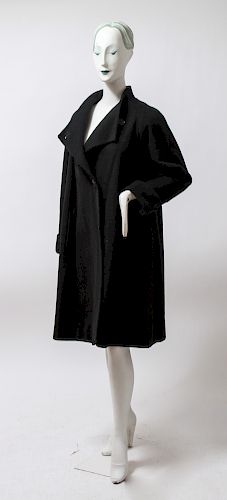 Christian Dior Black Wool Coat