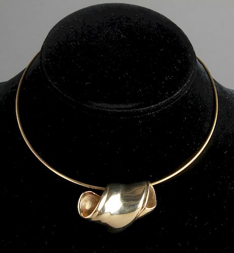 Joseph Dante Modern Gold-Tone Necklace
