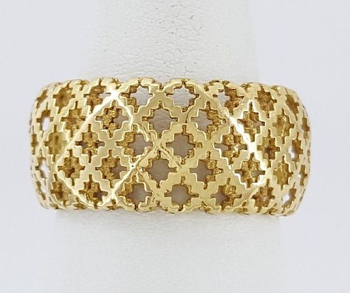 Gucci Diamantissima 18K Yellow Gold /10 mm Band Ring
