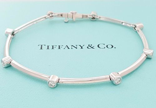 Vintage Etoile Tiffany & Co. Platinum Diamond Bracelet