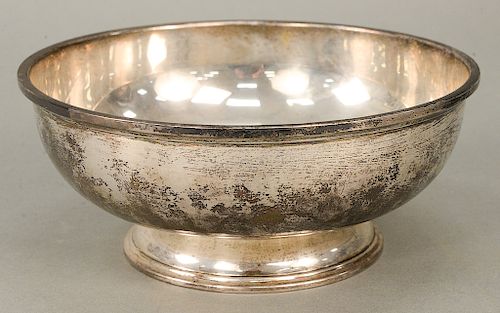 S. Kirk sterling silver footed bowl.  dia. 9 1/4 in., 22 t oz.