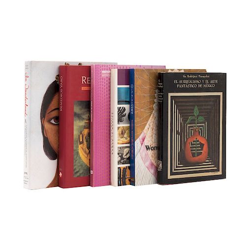 Carranza, Magda / Ovalle, Ricardo / Rodríguez Prampolini, Ida. Libros sobre Mujeres Surrealistas Mexicanas Piezas: 6.
