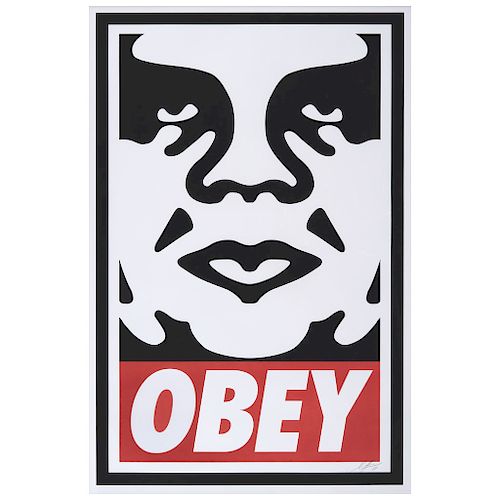 SHEPARD FAIREY, Obey icon.