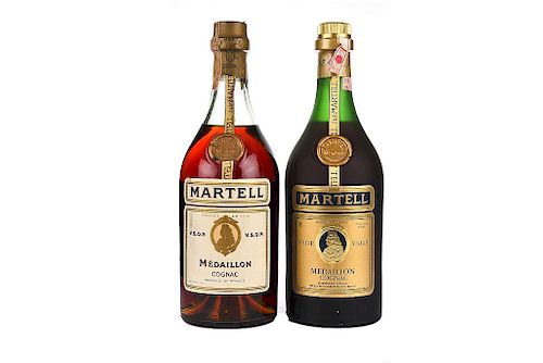 Martell Medaillon. V.S.O.P. Cognac. France. Piezas: 2.
