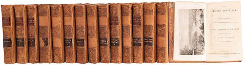 Conder, Josiah. The Modern Traveler. A Description, Geographical, Historical, and Topographical... Paris, 1830. 14 tomos discontinuos.