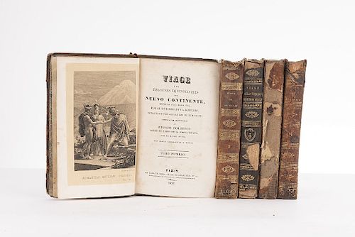 Humboldt, Alejandro de - Bonpland, Aimé. Viage a las Regiones Equinocciales del Nuevo Continente. París, 1826.