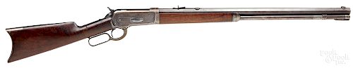 Winchester model 1886 lever action takedown rifle