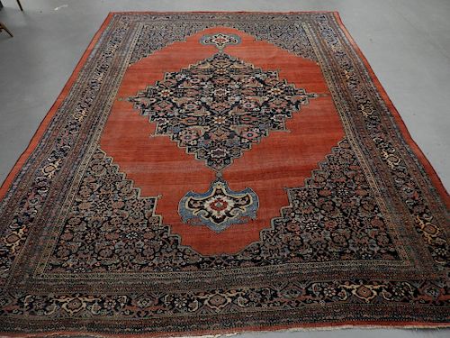 Antique Persian Bidjar Room Size Carpet Rug