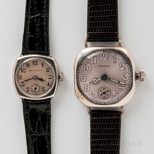 Longines and Wittnauer Manual-wind Wristwatches