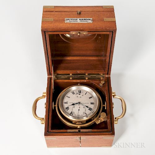 Ulysse Nardin Two-day Small-format Ship's Chronometer for Favre Brandt & Co.