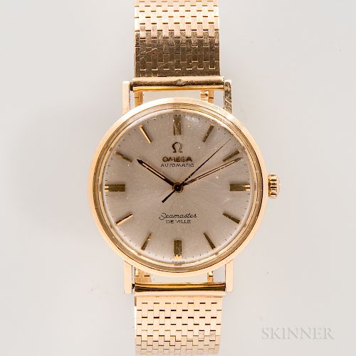 Omega Seamaster DeVille 14kt Gold Wristwatch