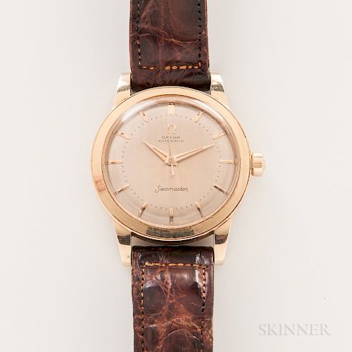 Omega 14kt Gold Seamaster Automatic Wristwatch
