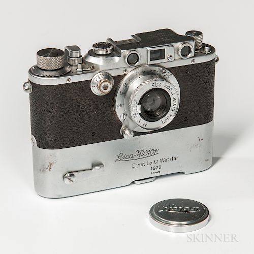 Leica III Model B Camera and "Mooly Motor,"