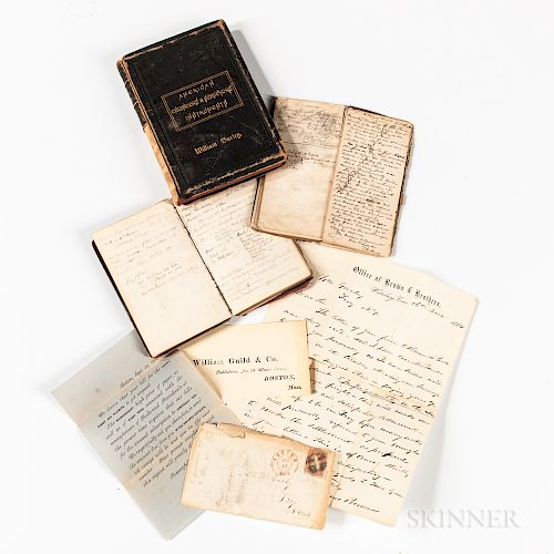 William Gurley's Personal Copy of American Engineer's & Surveyor's Instruments   and Two Other Notebooks