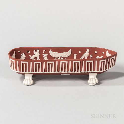 Wedgwood Rosso Antico Pen Tray