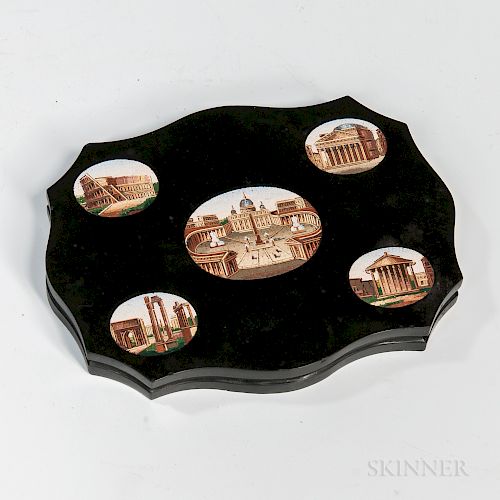 Grand Tour Micromosaic Paperweight