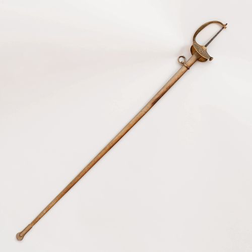 Military Issue Brass and Steel Dress Sword