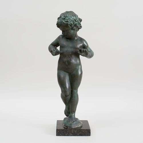 Bronze Nude Figure of a Girl