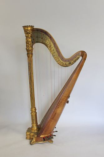 Lyon and Healy Concert Grand Harp.