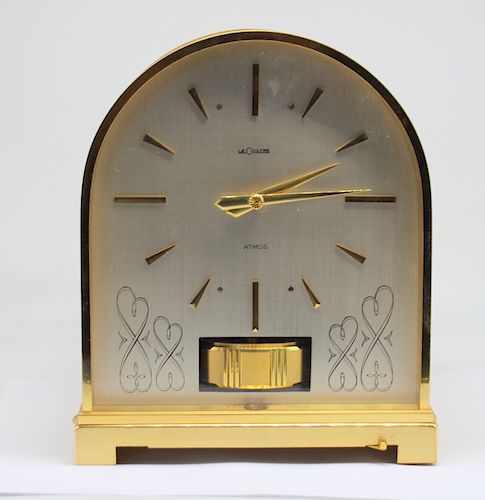 Le Coultre Domed Top Atmos Clock.