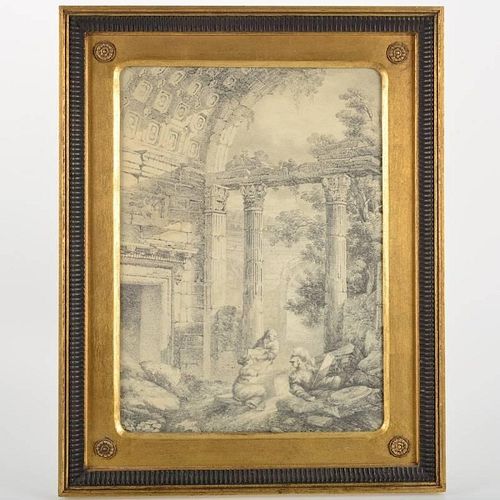 Manner of Claude Lorrain (1600-1682, French), drawing