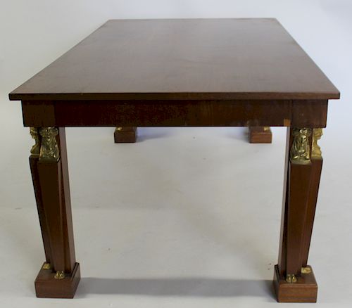 Egyptian Revival Style Refractory Table