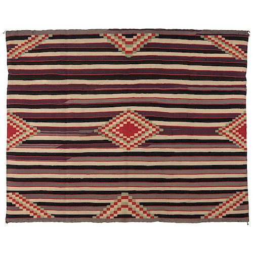 Navajo Germantown Third Phase Chief's Blanket / Rug, From The Harriet and Seymour Koenig Collection, NY