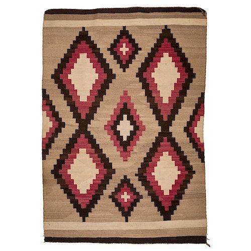 Navajo Western Reservation Weaving / Rug, From The Harriet and Seymour Koenig Collection, NY