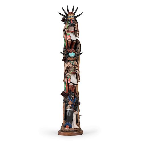 Wilmer Kaye (Hopi, b. 1952) Katsina Sculpture, From the Collection of William H. Saunders, M.D. and Putzi Saunders, Ohio