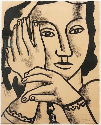 After Fernand Leger, (French, 1881-1955), From Contrastes, 1959