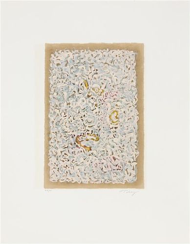 Mark Tobey, (American, 1890-1975), Raissance of a Flower, 1975
