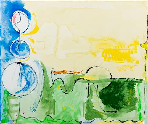Helen Frankenthaler, (American, 1928-2011), Flotilla, 2006